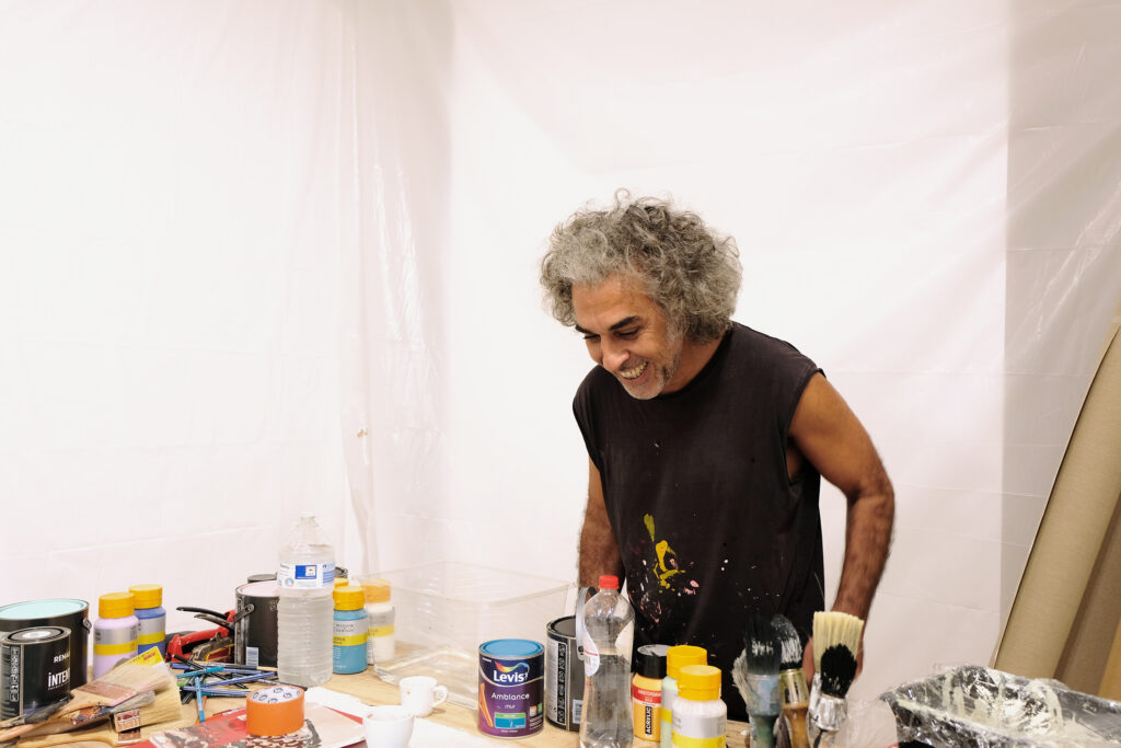 Esmael Bahrani at his studio